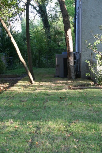 side of the house