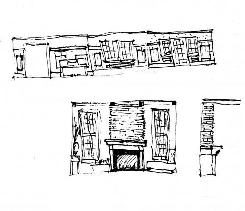 napkin-fireplace