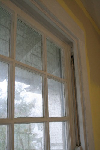 painting the window trim